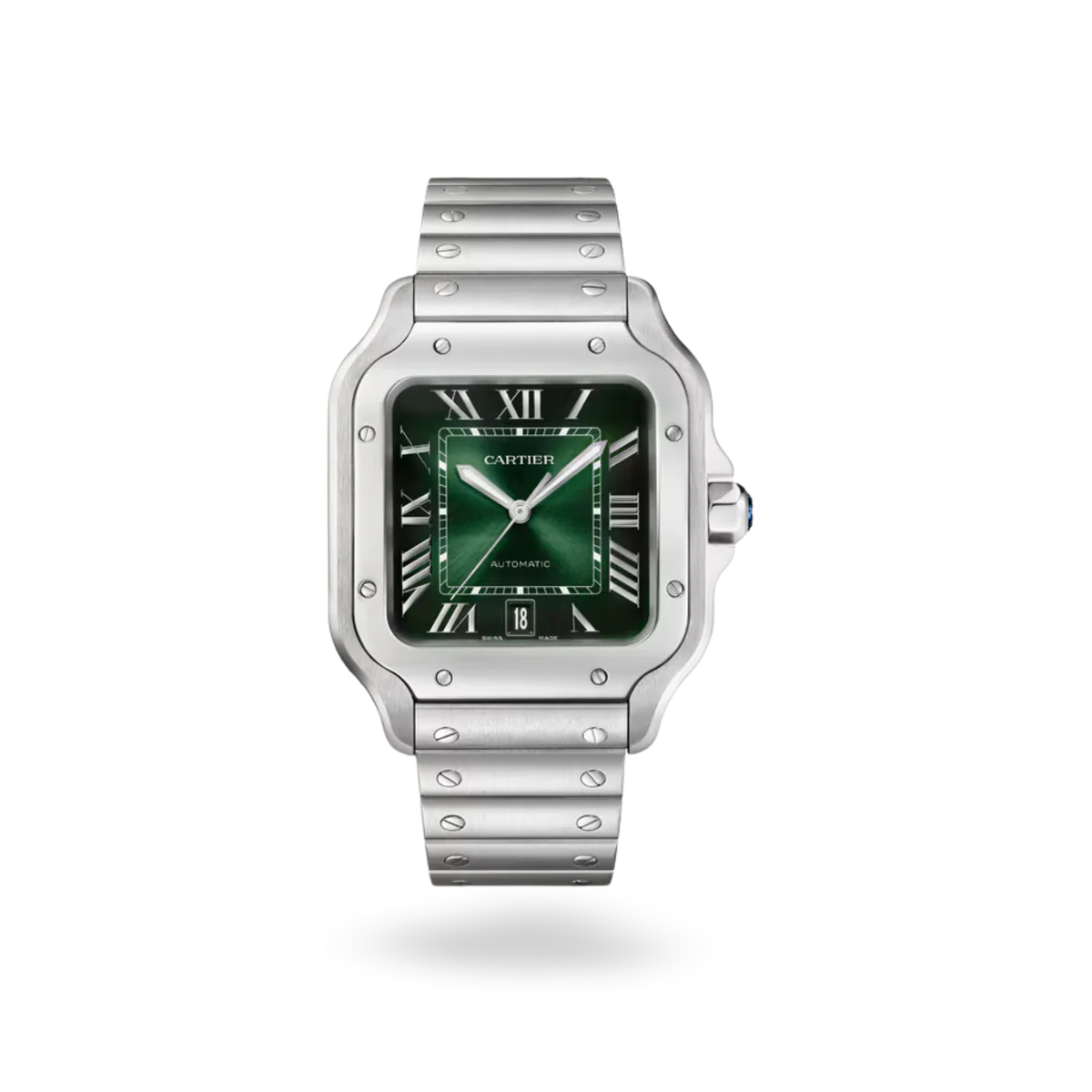 Santos de Cartier green dial