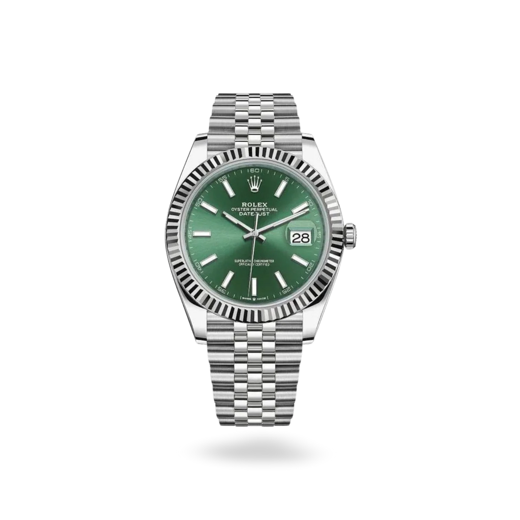 Rolex Date-just green