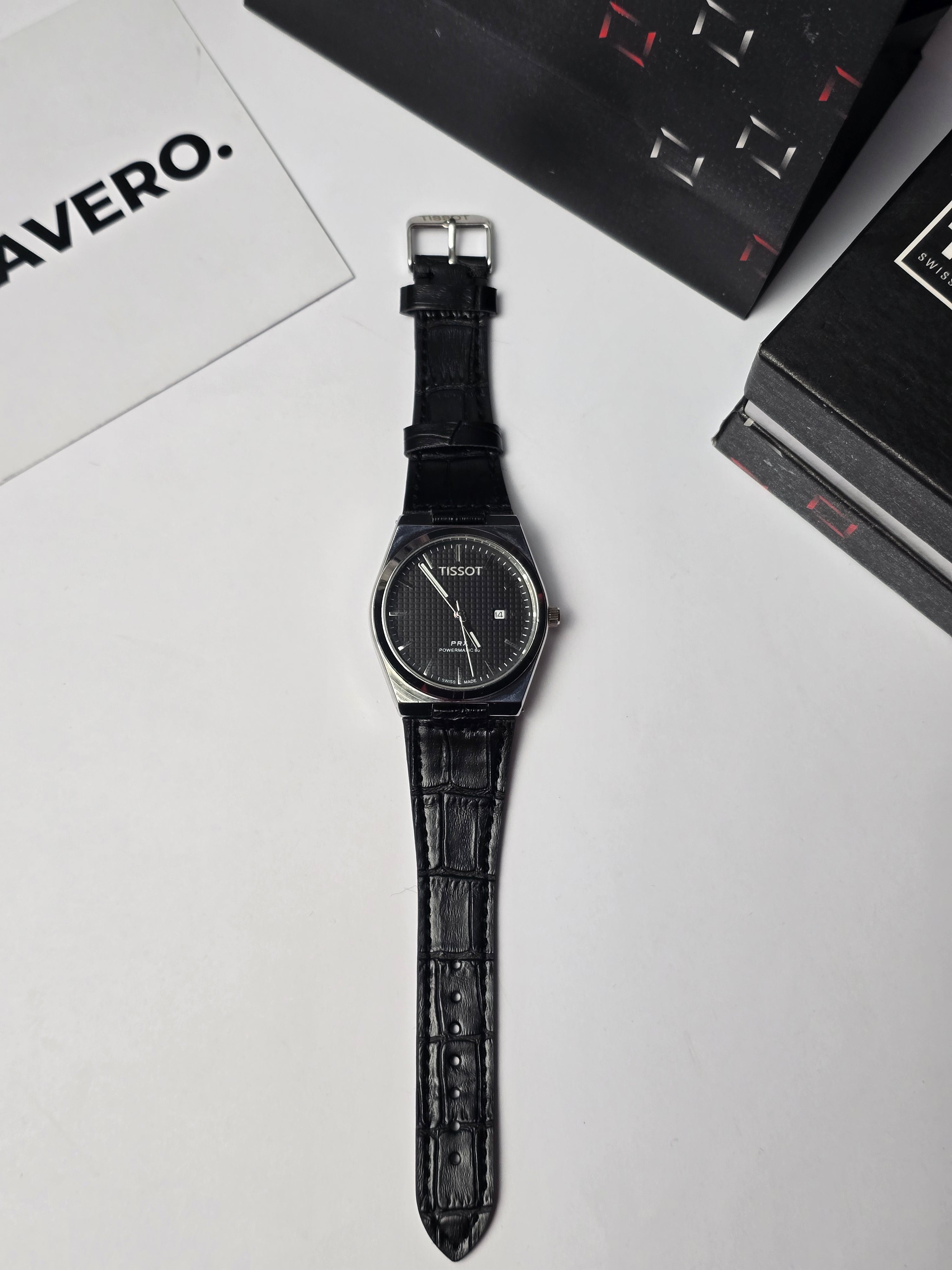 Tissot PRX leather Black