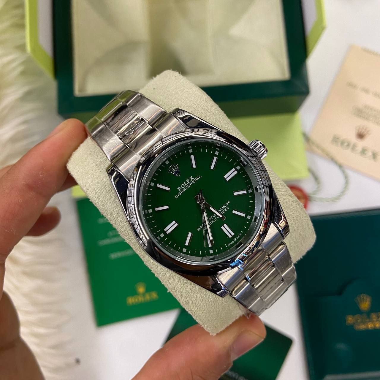 Rolex Oyster green