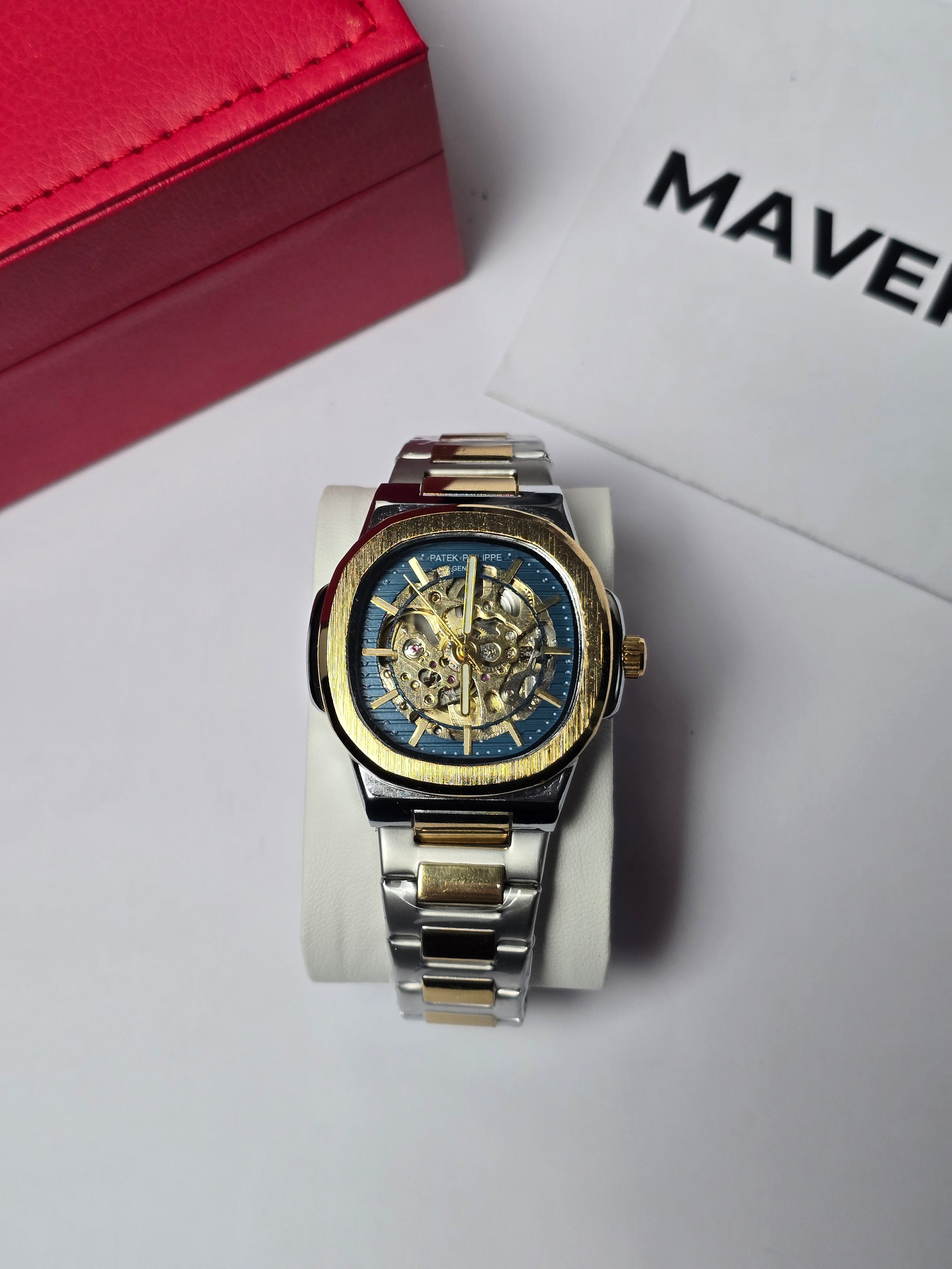 Patek Philippe Automatic Silver with Gold tone