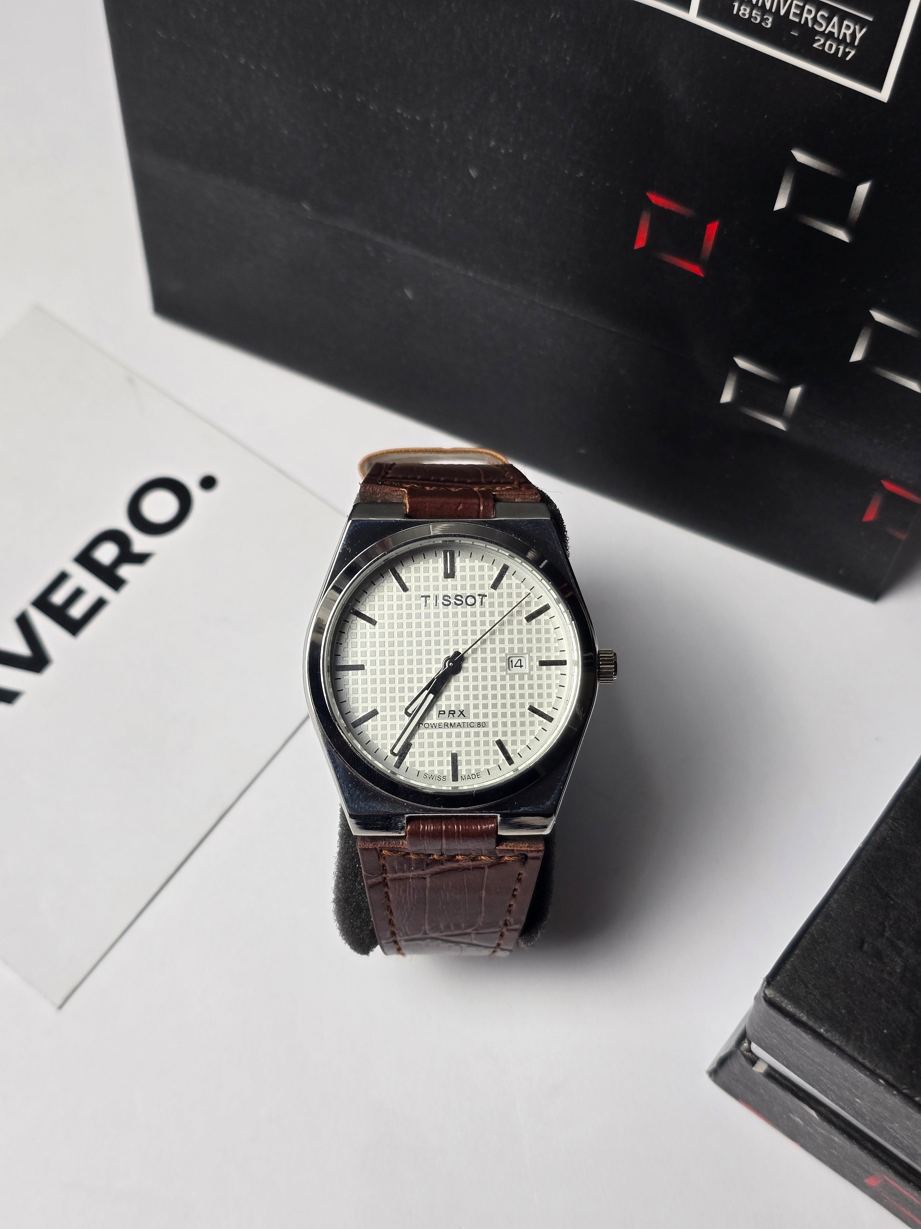 Tissot prx leather Brown