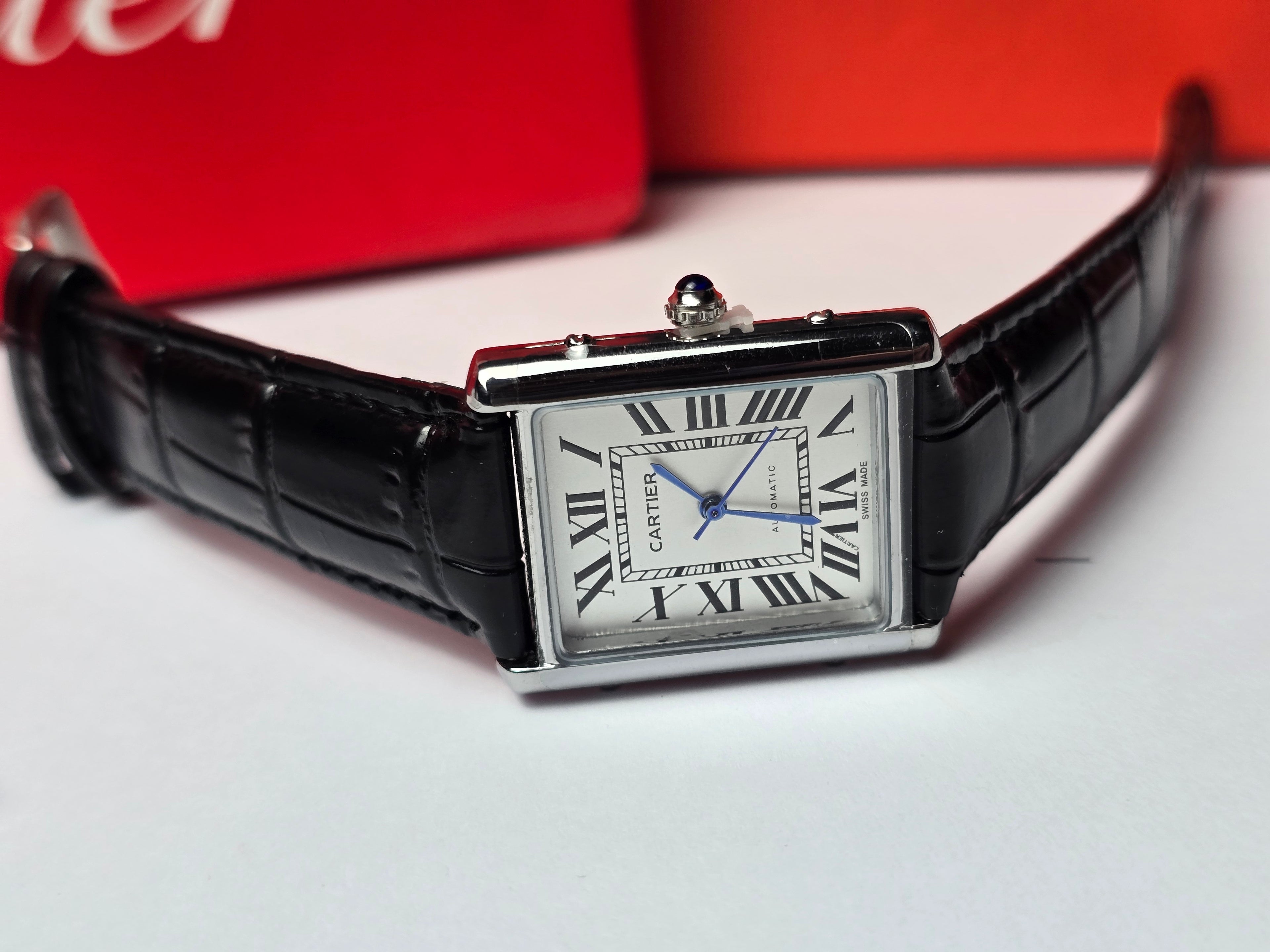 Cartier tank leather