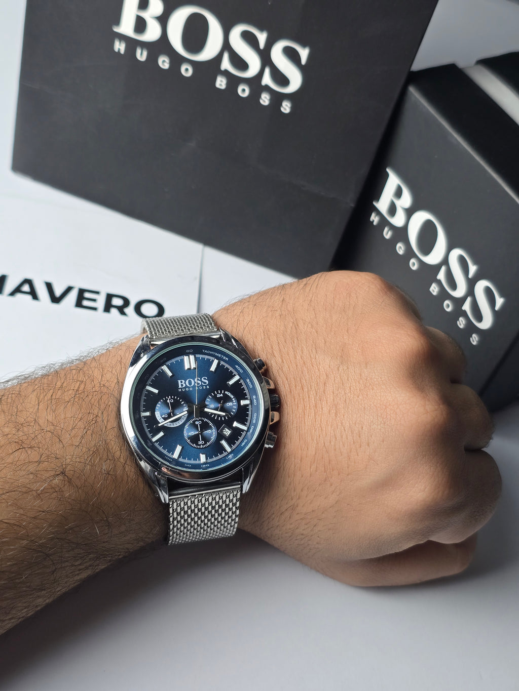 BOSS original silver/blue